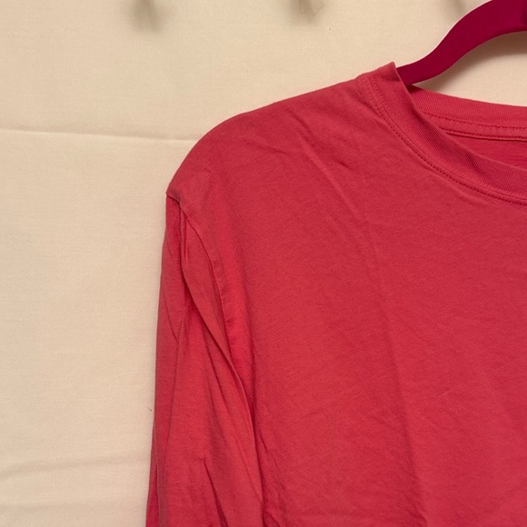 PINK Victoria's Secret Vibrant Pink Long Sleeve Tee - Picture 8 of 9